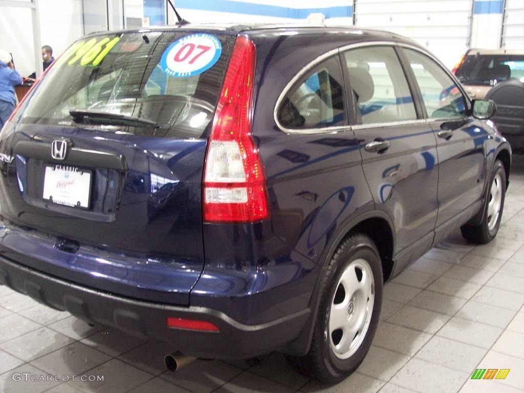 2007 CR-V LX 4WD - Royal Blue Pearl / Black photo #8