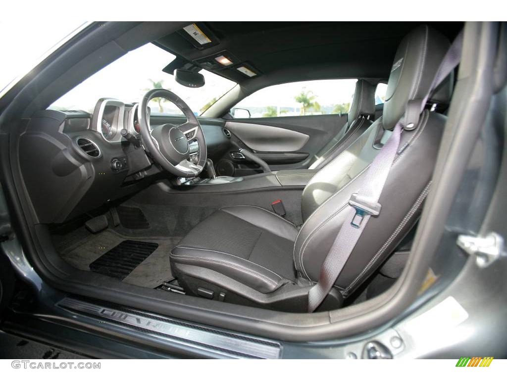 2010 Camaro SS Coupe - Cyber Gray Metallic / Black photo #18