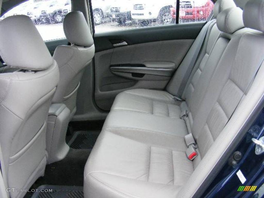 2008 Accord EX-L Sedan - Royal Blue Pearl / Gray photo #11