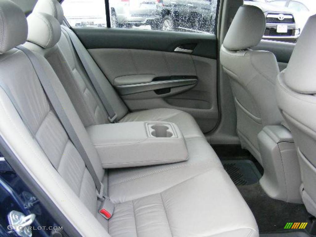 2008 Accord EX-L Sedan - Royal Blue Pearl / Gray photo #12