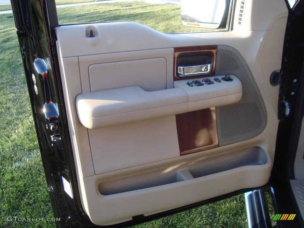 2006 F150 Lariat SuperCrew 4x4 - Black / Tan photo #13