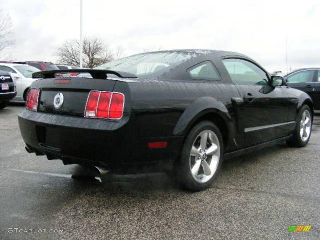 2007 Mustang GT Premium Coupe - Black / Black/Dove Accent photo #3