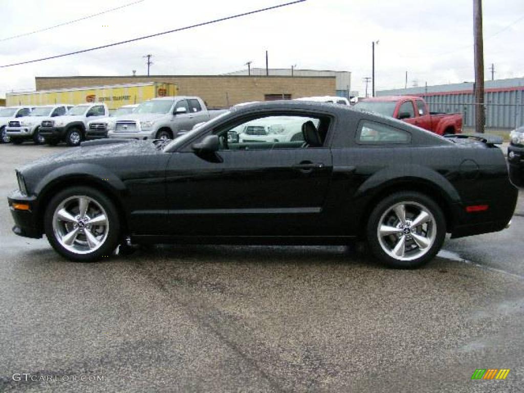 2007 Mustang GT Premium Coupe - Black / Black/Dove Accent photo #6