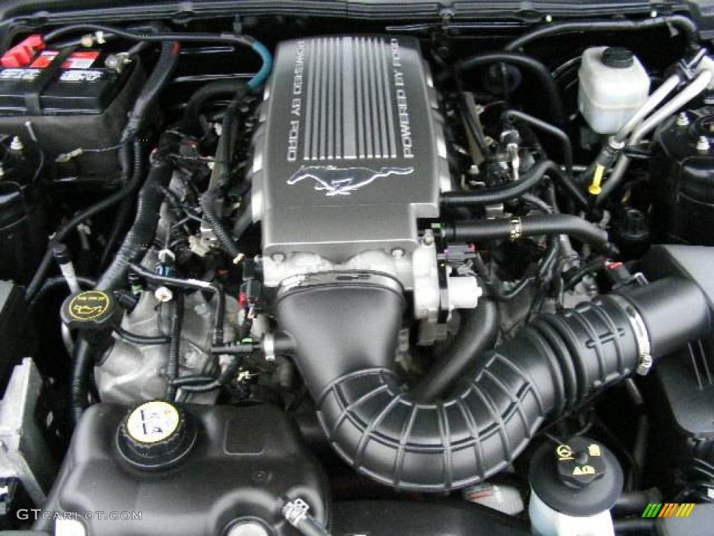 2007 Mustang GT Premium Coupe - Black / Black/Dove Accent photo #27