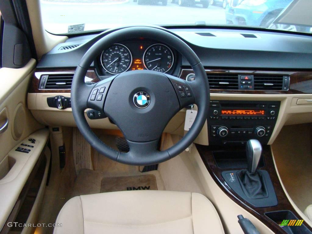 2009 3 Series 328xi Sedan - Platinum Bronze Metallic / Beige photo #11