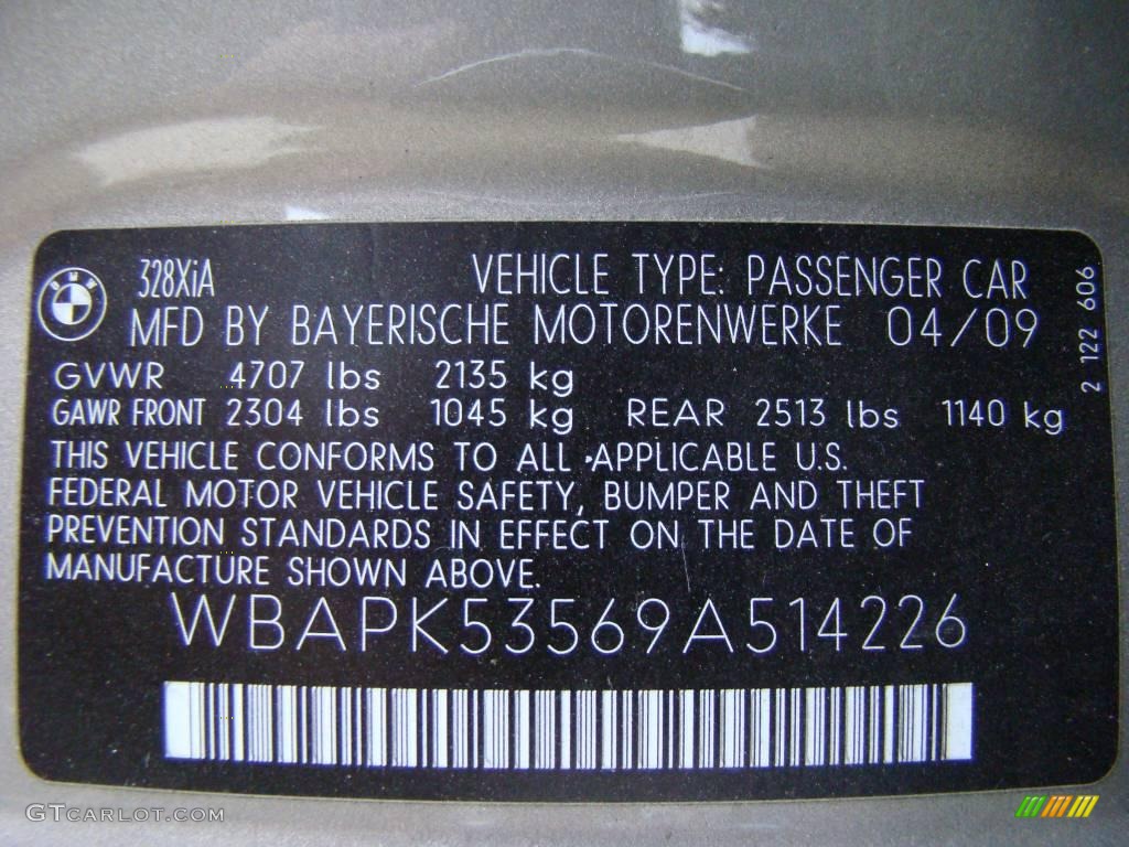 2009 3 Series 328xi Sedan - Platinum Bronze Metallic / Beige photo #15