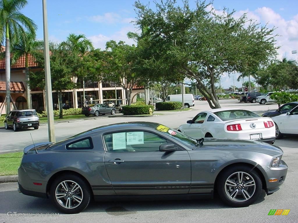 Sterling Grey Metallic 2010 Ford Mustang V6 Premium Coupe Exterior Photo #23506583