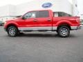 2010 Vermillion Red Ford F150 XLT SuperCrew 4x4  photo #5