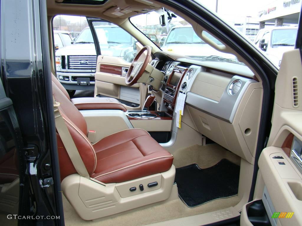 2010 F150 King Ranch SuperCrew 4x4 - Tuxedo Black / Chapparal Leather photo #12