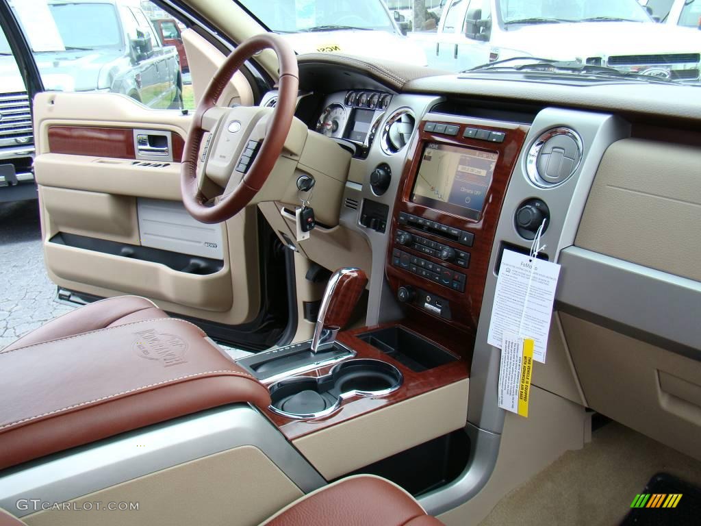 2010 F150 King Ranch SuperCrew 4x4 - Tuxedo Black / Chapparal Leather photo #13