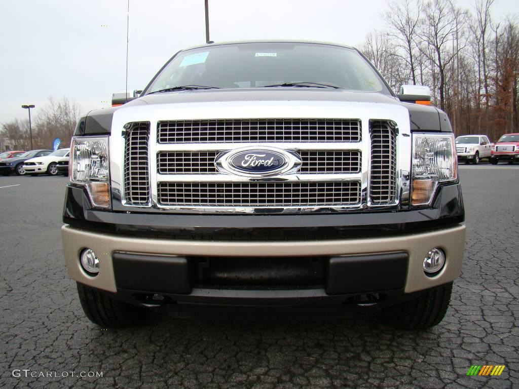 2010 F150 King Ranch SuperCrew 4x4 - Tuxedo Black / Chapparal Leather photo #26