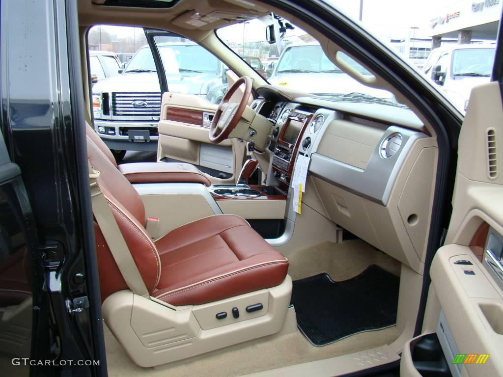 2010 F150 King Ranch SuperCrew 4x4 - Tuxedo Black / Chapparal Leather photo #36