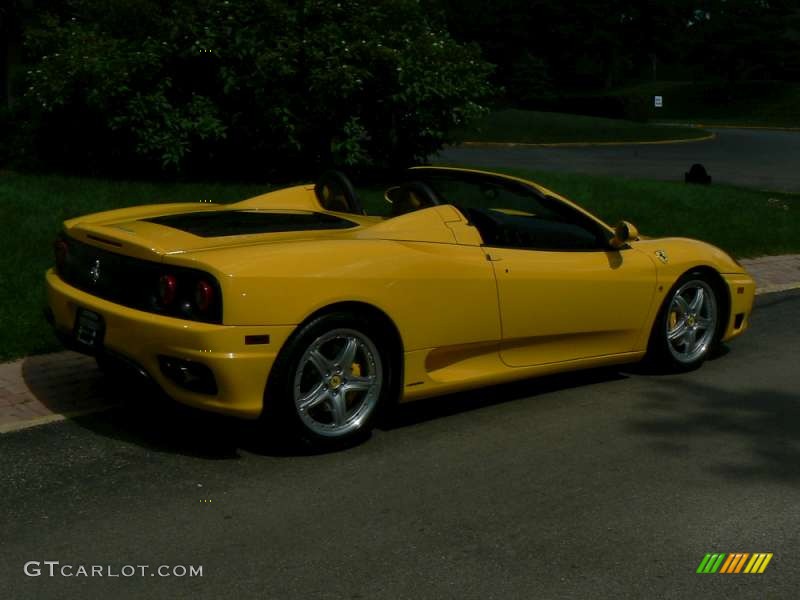 2004 360 Spider F1 - Giallo (Yellow) / Beige photo #3
