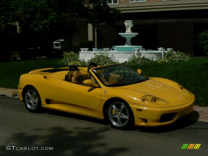 2004 360 Spider F1 - Giallo (Yellow) / Beige photo #4