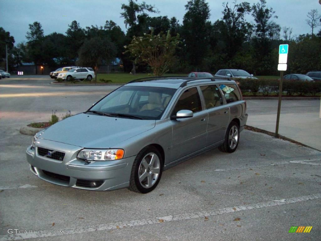 2006 V70 R AWD - Electric Silver Metallic / R Gobi Sand Metallic photo #4