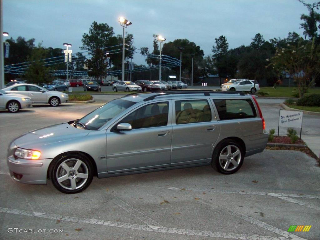 2006 V70 R AWD - Electric Silver Metallic / R Gobi Sand Metallic photo #5