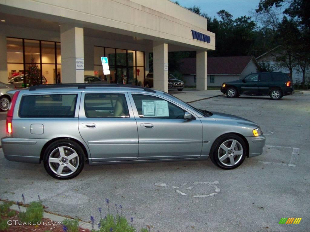 2006 V70 R AWD - Electric Silver Metallic / R Gobi Sand Metallic photo #10