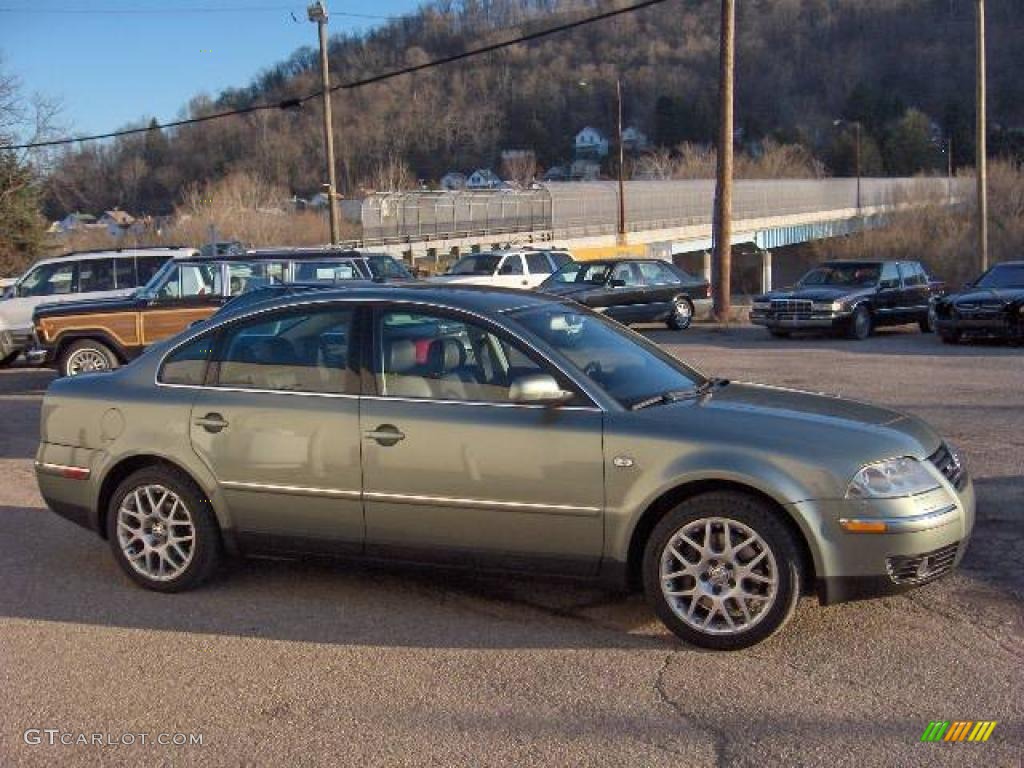 2003 Passat W8 4Motion Sedan - Fresco Green Metallic / Black photo #7