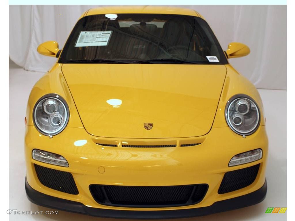 2010 911 GT3 - Speed Yellow / Black w/Alcantara photo #4