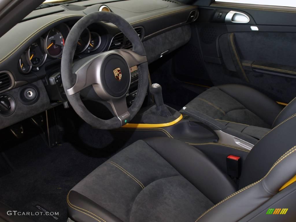 2010 911 GT3 - Speed Yellow / Black w/Alcantara photo #10