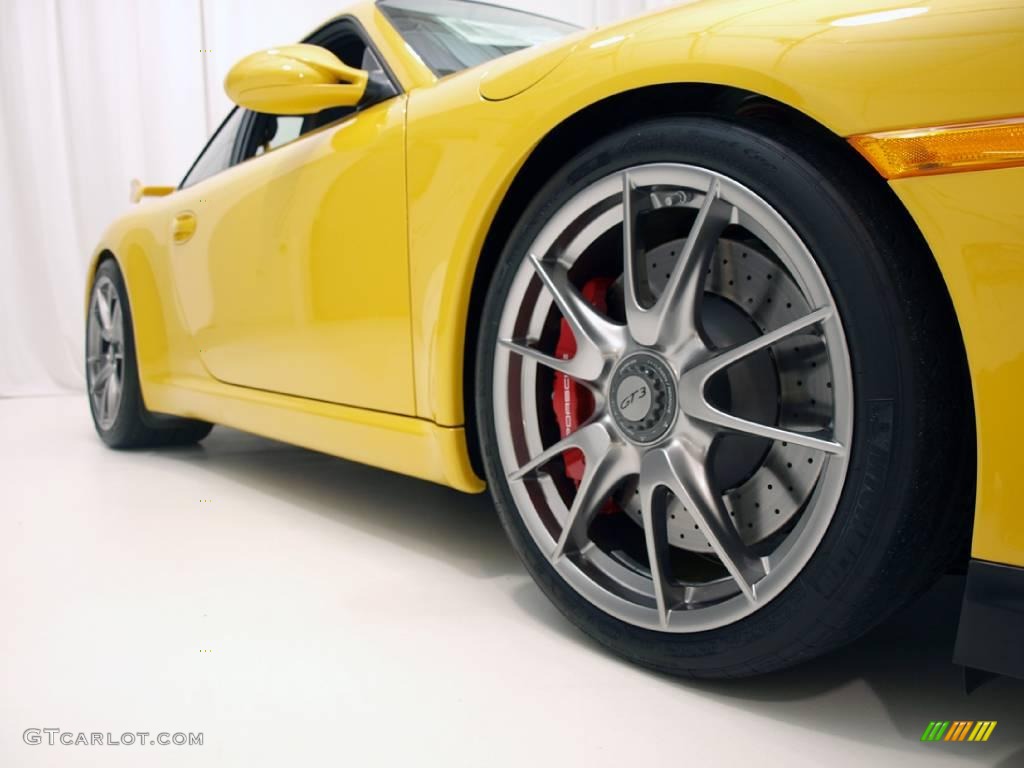 2010 911 GT3 - Speed Yellow / Black w/Alcantara photo #28