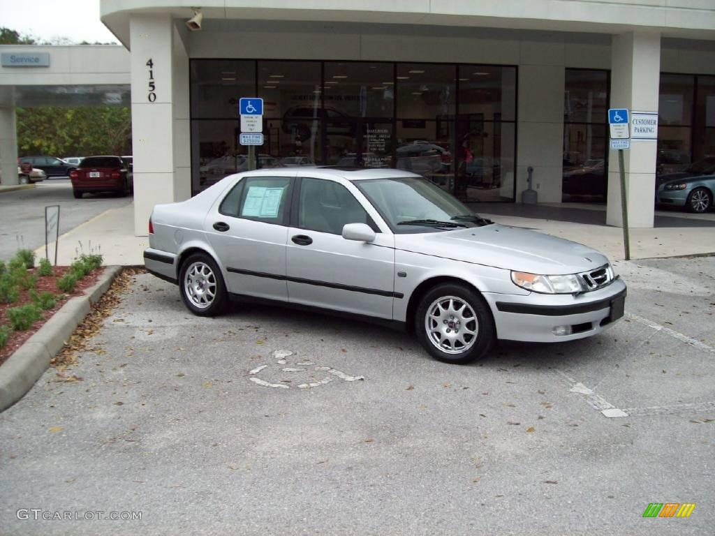 2001 9-5 Sedan - Silver Metallic / Warm Beige photo #11