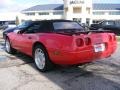 1991 Bright Red Chevrolet Corvette Convertible  photo #3