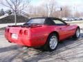 1991 Bright Red Chevrolet Corvette Convertible  photo #5