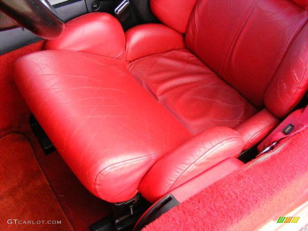 1991 Corvette Convertible - Bright Red / Red photo #10