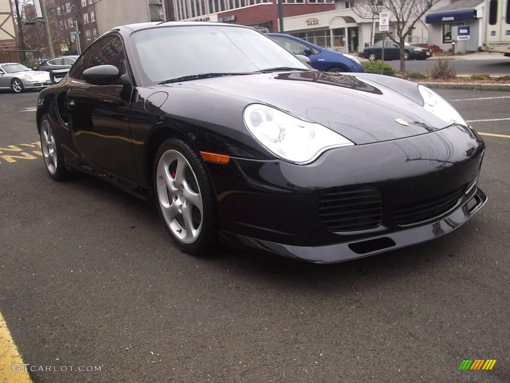 2002 911 Turbo Coupe - Black / Black photo #1