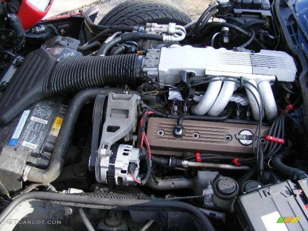 1991 Corvette Convertible - Bright Red / Red photo #29