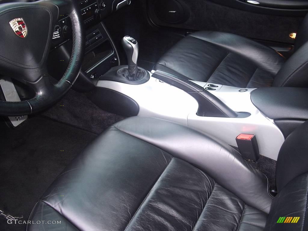 2002 911 Turbo Coupe - Black / Black photo #16
