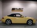 1999 Pastel Yellow Porsche 911 Carrera Cabriolet  photo #4