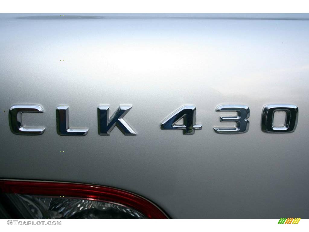 2000 CLK 430 Coupe - Brilliant Silver Metallic / Ash photo #30
