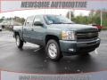 2010 Blue Granite Metallic Chevrolet Silverado 1500 LT Crew Cab 4x4  photo #1