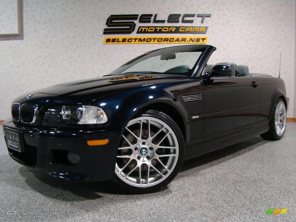 2005 M3 Convertible - Carbon Black Metallic / Grey photo #1