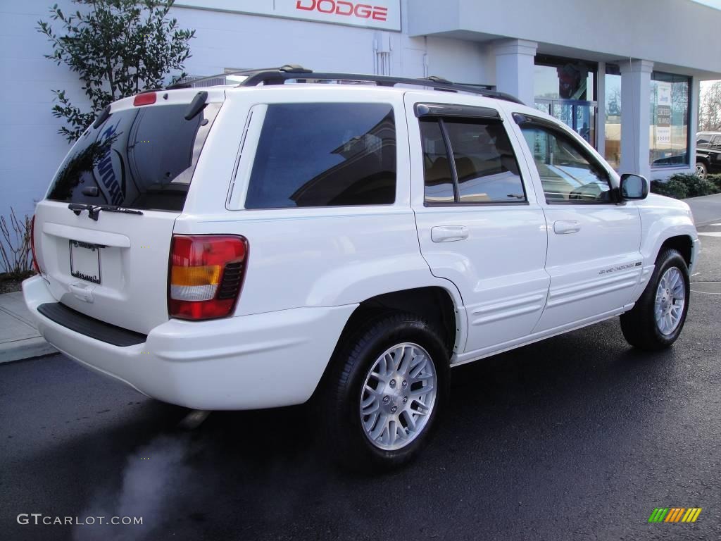 2003 Grand Cherokee Limited 4x4 - Stone White / Sandstone photo #3