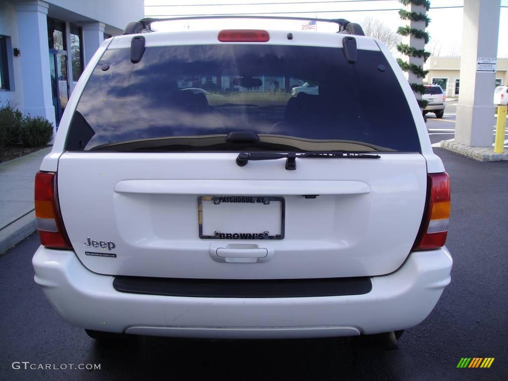 2003 Grand Cherokee Limited 4x4 - Stone White / Sandstone photo #4