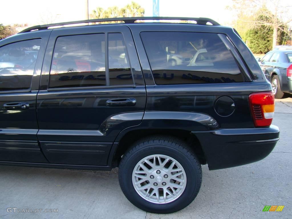 2004 Grand Cherokee Limited 4x4 - Brillant Black Crystal Pearl / Taupe photo #65