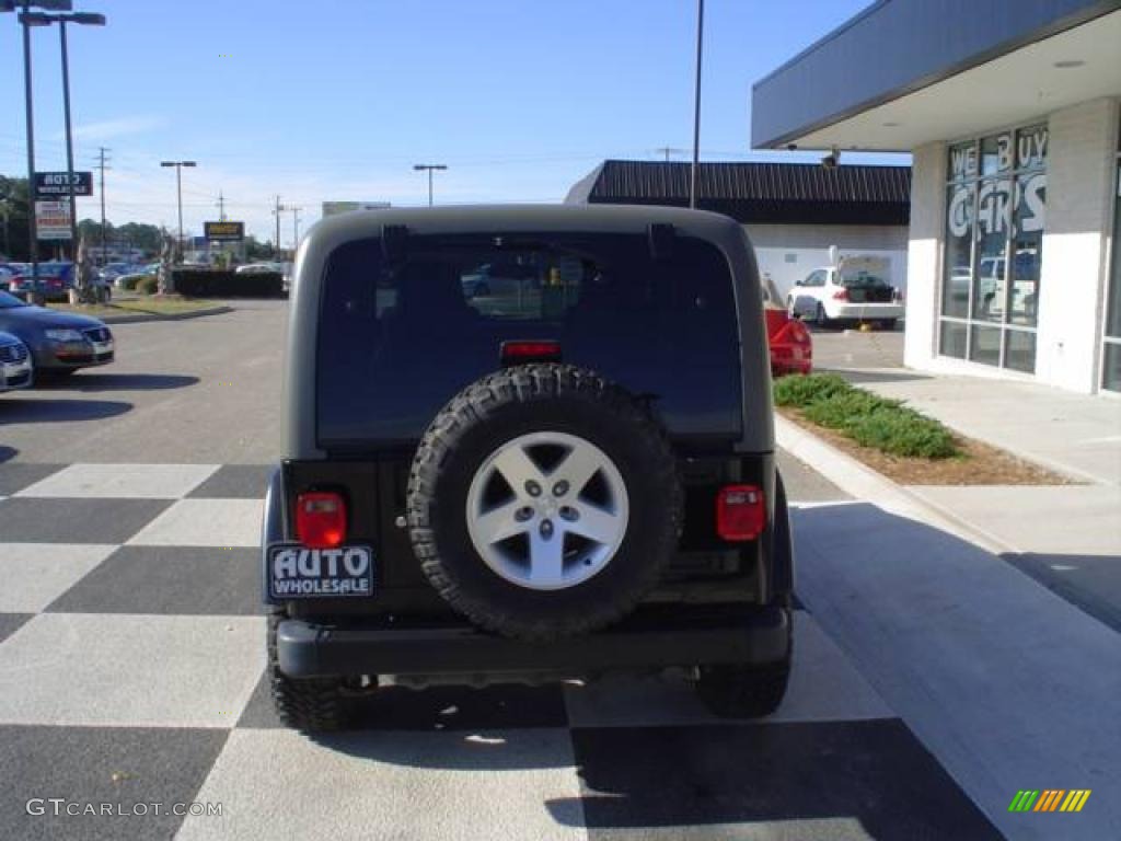 2006 Wrangler Rubicon 4x4 - Black / Dark Slate Gray photo #3