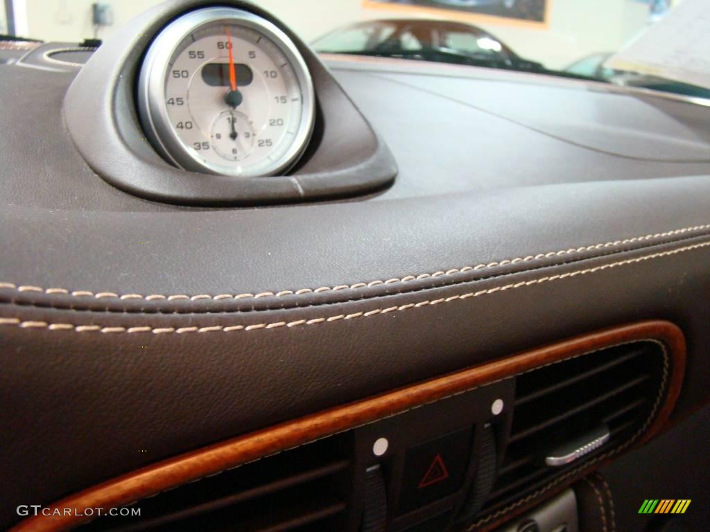 2008 911 Turbo Cabriolet - Macadamia Metallic / Cocoa Brown photo #18