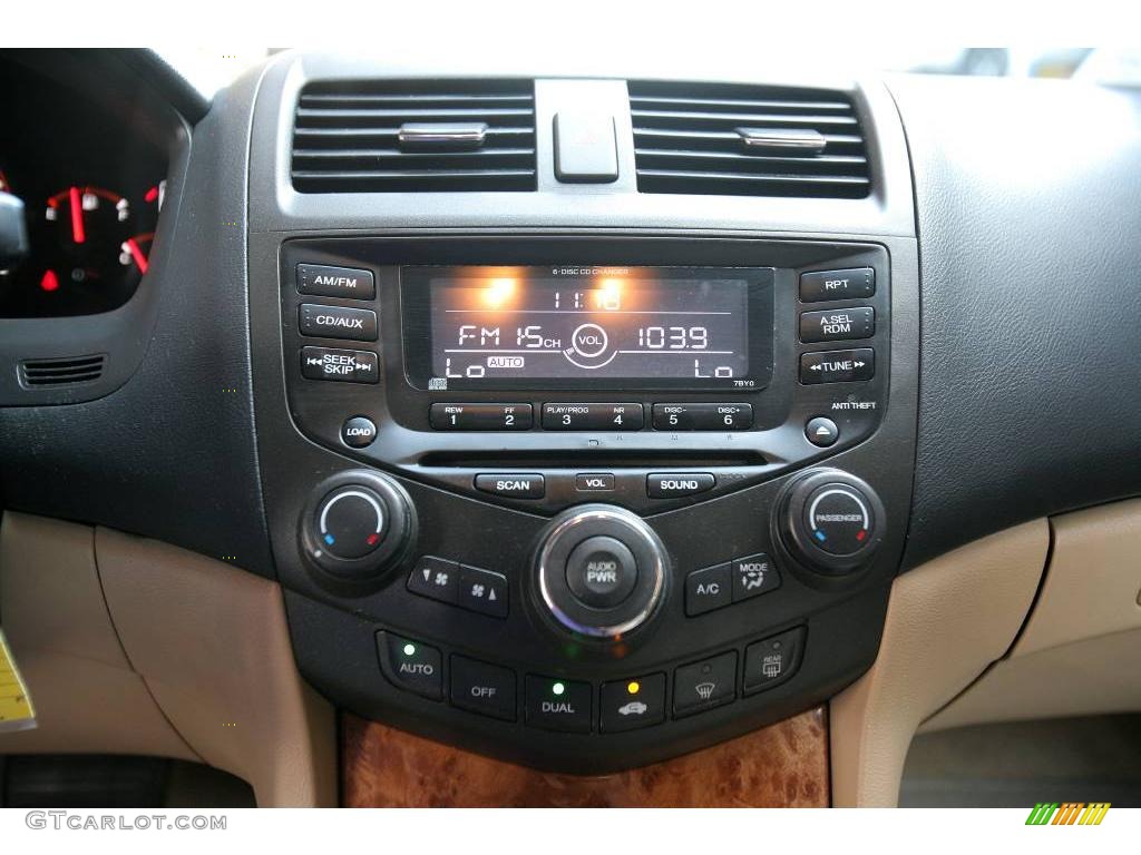 2003 Accord EX V6 Coupe - San Marino Red / Ivory photo #17