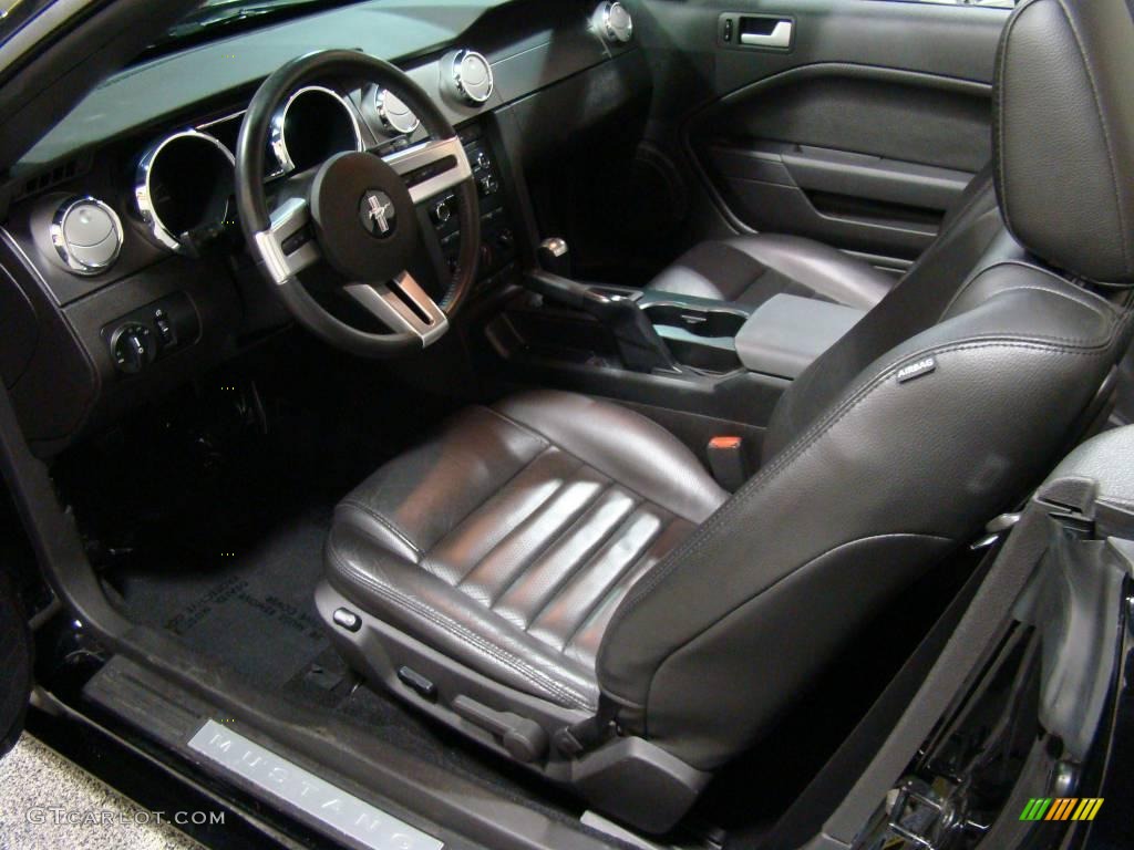 2008 Mustang GT Premium Convertible - Black / Dark Charcoal photo #9