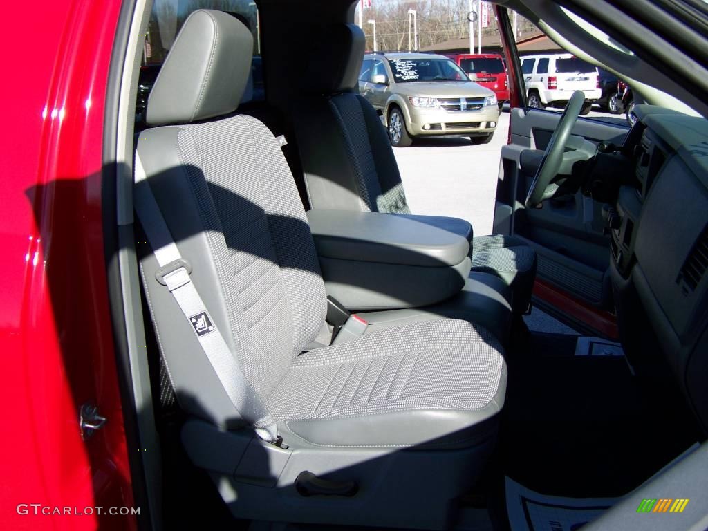 2008 Ram 1500 TRX Regular Cab - Flame Red / Medium Slate Gray photo #12