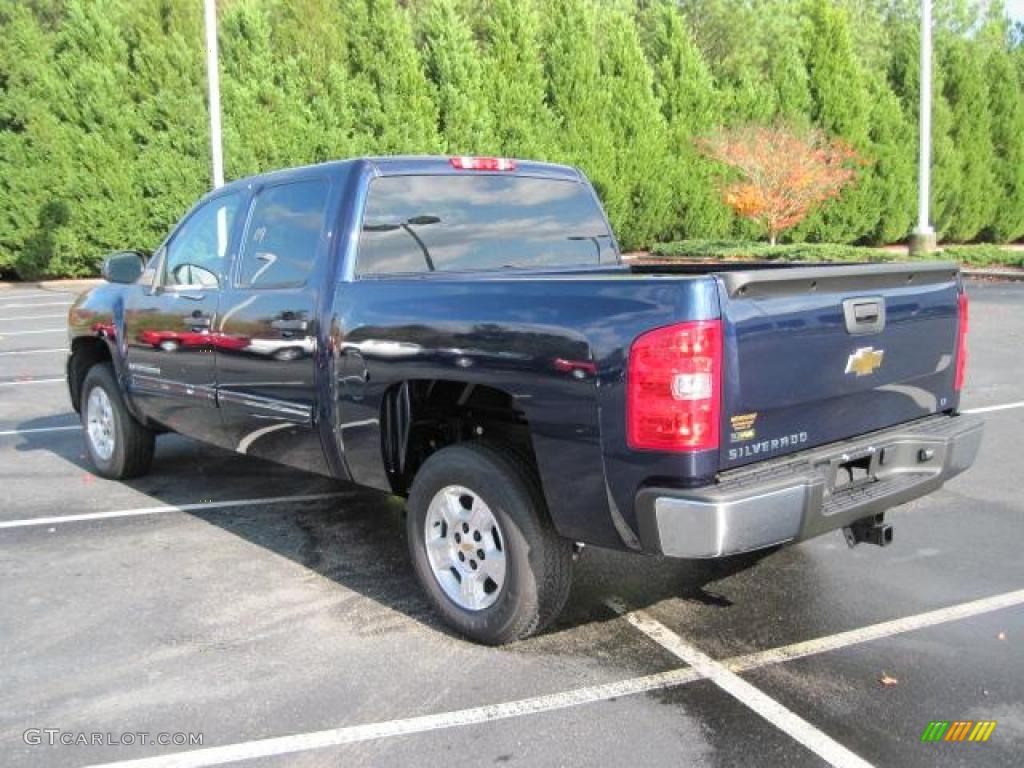2009 Silverado 1500 LT Crew Cab - Imperial Blue Metallic / Ebony photo #2