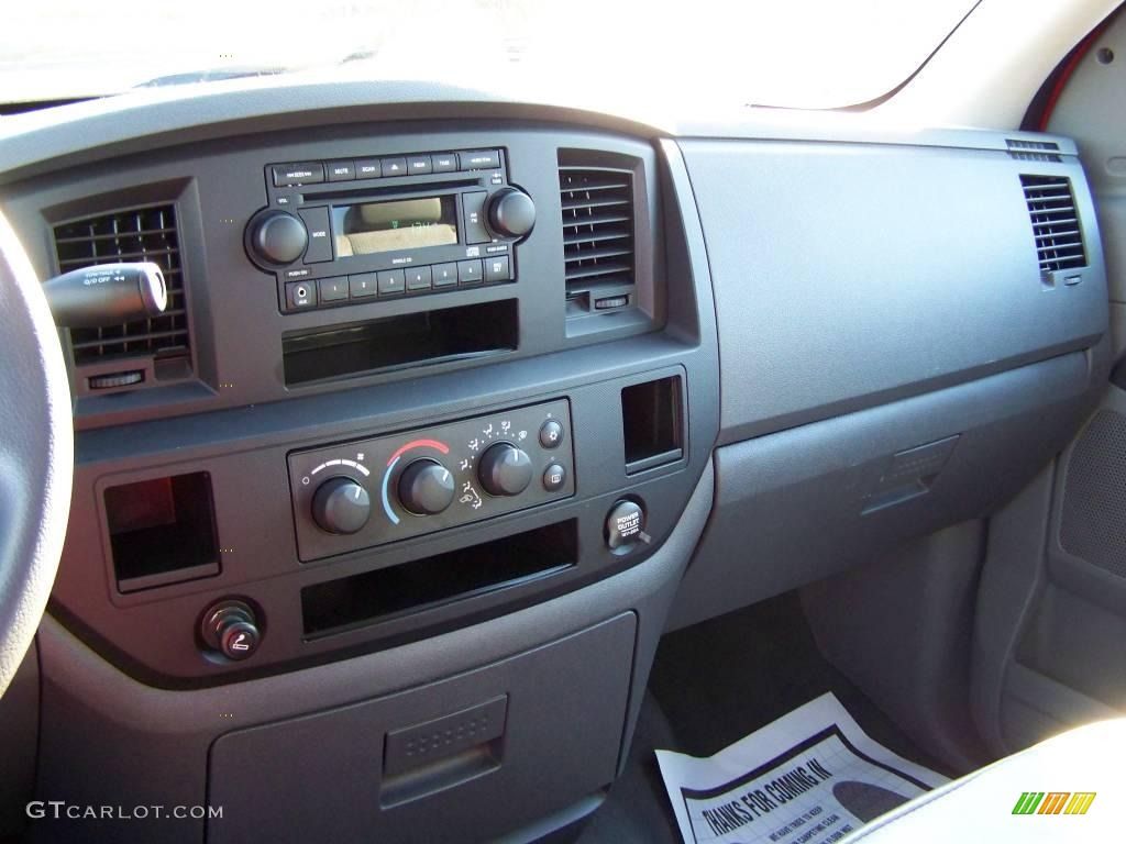 2008 Ram 1500 TRX Regular Cab - Flame Red / Medium Slate Gray photo #17