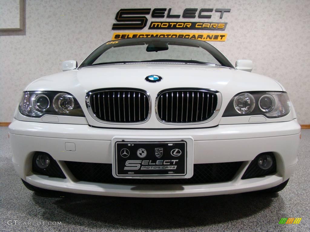 2006 3 Series 330i Convertible - Alpine White / Sand photo #2