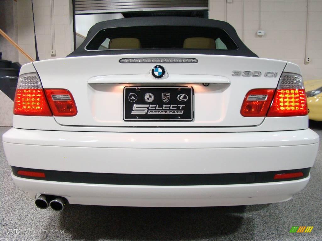 2006 3 Series 330i Convertible - Alpine White / Sand photo #4