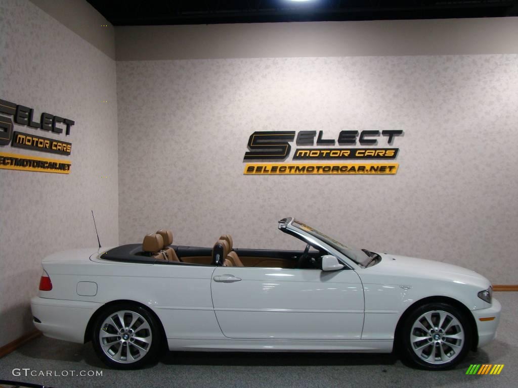 2006 3 Series 330i Convertible - Alpine White / Sand photo #5