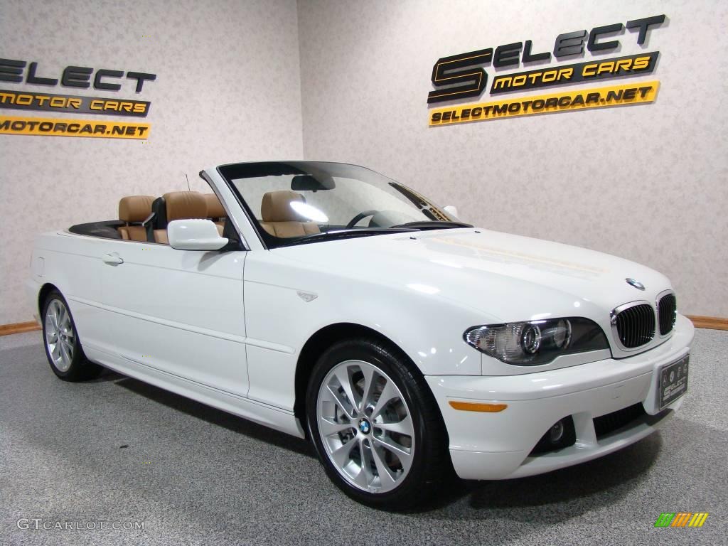 2006 3 Series 330i Convertible - Alpine White / Sand photo #3